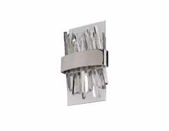 Glacier 12" Wall Sconce in Brushed Champagne Gold