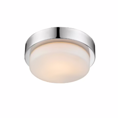 Golden 9" Ceiling Light in Chrome