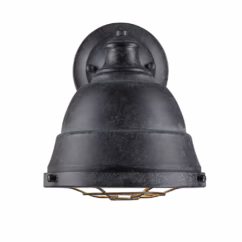 Golden Bartlett 10" Wall Sconce in Black Patina