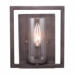 Golden Marco 9" Wall Sconce in Gunmetal Bronze