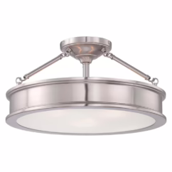 Harbour Point Ceiling Light in Brushed Nickel