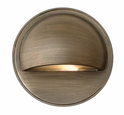 Hardy Island 1-Light Outdoor Landscape Deck in Matte Bronze