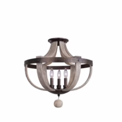 Harper 3-Light Ceiling Light in Florence Gold