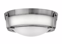 Hathaway Flush Mount Ceiling Light In Antique Nickel