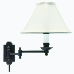 House of Troy Club Oil Rubbed Bronze Swing-arm Wall Lamp