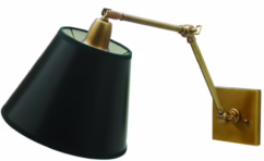House of Troy Direct Wire 20" Weathered Brass Library Lamp
