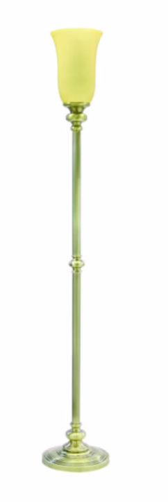 House of Troy Newport Floor Lamp in Antique Brass Finish