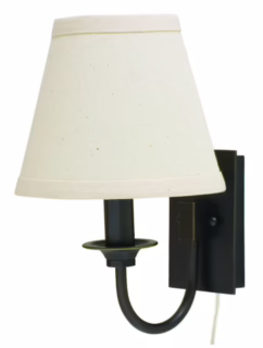 House of Troy Wall Pin-up Lamp in Oil Rubbed Bronze Finish