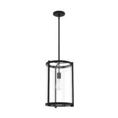 Hunter Astwood 1-Light Pendant in Matte Black