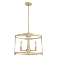 Hunter Astwood 4-Light Chandelier in Alturas Gold