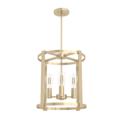 Hunter Astwood 4-Light Chandelier in Alturas Gold