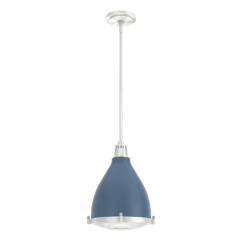 Hunter Bluff View 1-Light Pendant in Indigo Blue