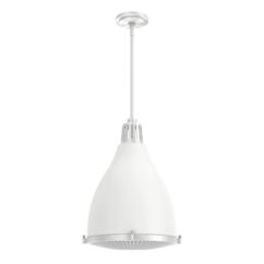 Hunter Bluff View 3-Light Pendant in Fresh White
