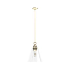 Hunter Klein 1-Light Glass Pendant in Alturas Gold