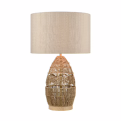 Husk 1-Light Table Lamp in Natural