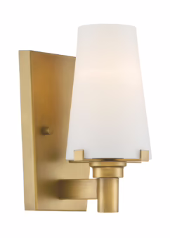 Hyde Park 1-Light Wall Sconce in Vintage Gold