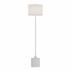 Issa 1-Light Floor Lamp in White