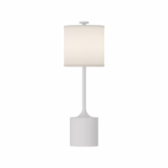 Issa 1-Light Table Lamp in White