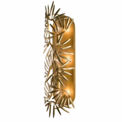 Jardin 3-Light Wall Sconce in Oxidized Gold Leaf