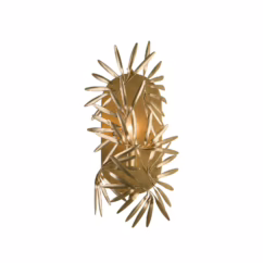 Jardin Wall Sconce in Oxidized Gold Leaf