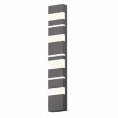 Jazz Notes 36" LED Wall Sconce in Textured Gray