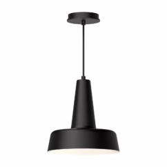 Juliana 1-Light Pendant in Matte Black