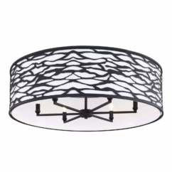 Kato 6-Light Ceiling Light in Carbon