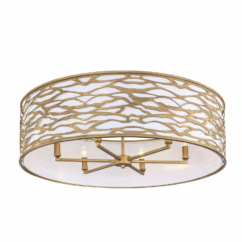 Kato 6-Light Ceiling Light in Havana Gold