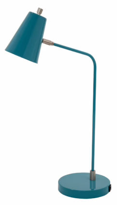 Kirby 1-Light LED Table Lamp in Teal