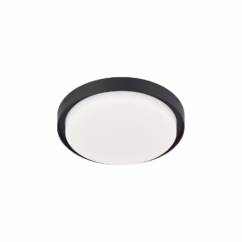 Kuzco Bailey LED Outdoor Ceiling Light in Black