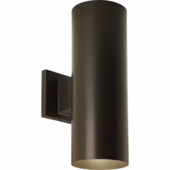 LED Cylinders 2-Light LED Cylinder in Antique Bronze
