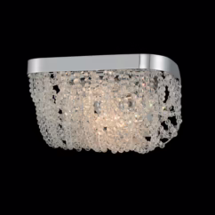 Lana 2-Light 6" Wall Sconce in Chrome