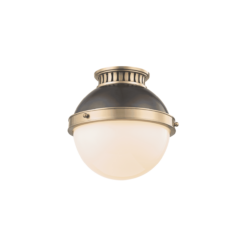 Latham Ceiling Light in Aged Distressed Bronze