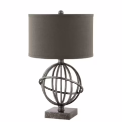 Lichfield 1-Light Table Lamp in Pewter