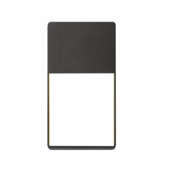 Light Frames 13" Downlight LED Wall Sconce in Textured Bronze