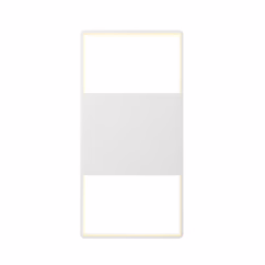 Light Frames 14" Up/Down LED Wall Sconce in Textured White
