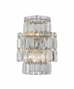 Livelli 2-Light Wall Sconce in Polished Chrome