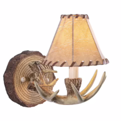 Lodge 1-Light Wall Sconce in Noachian Stone