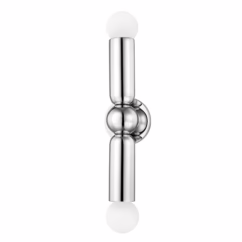 Lolly 2-Light Wall Sconce in Polished Nickel