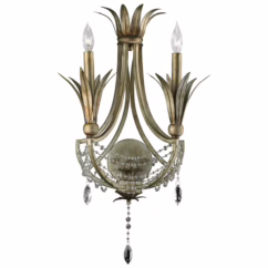 Luciana 2-Light 24" Wall Sconce in St. Regis Bronze