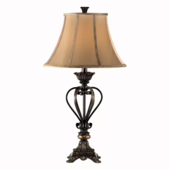Lyon 1-Light Table Lamp in Bronze