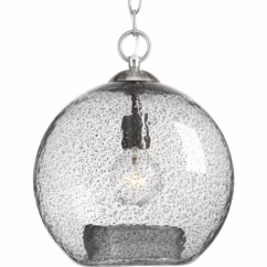 Malbec 1-Light Pendant in Brushed Nickel