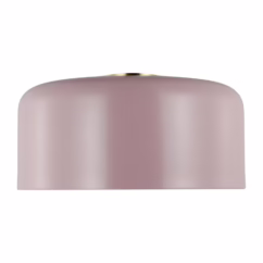 Malone 1-Light LED Flushmount Ceiling Light in Rose