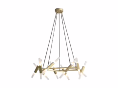 Manhattan Ave. 4-Light Wall Sconce in Brushed Brass