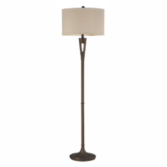 Martcliff 1-Light Floor Lamp in Burnished Bronze