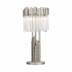Matrix 3-Light Table Lamp in Rainy Night