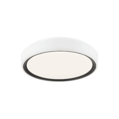 Matteo Alamus 1-Light Ceiling Light In Aged Gold Brass With White