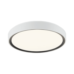 Matteo Alamus 2-Light Ceiling Light In Aged Gold Brass With White