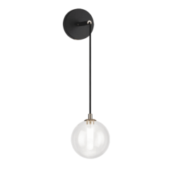 Matteo Magma 1-Light Wall Sconce In Clear