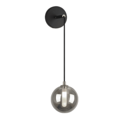 Matteo Magma 1-Light Wall Sconce In Smoke